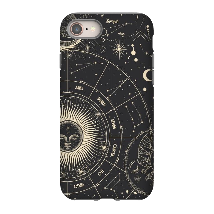 iPhone 8 StrongFit celestial moon and sun by haroulita