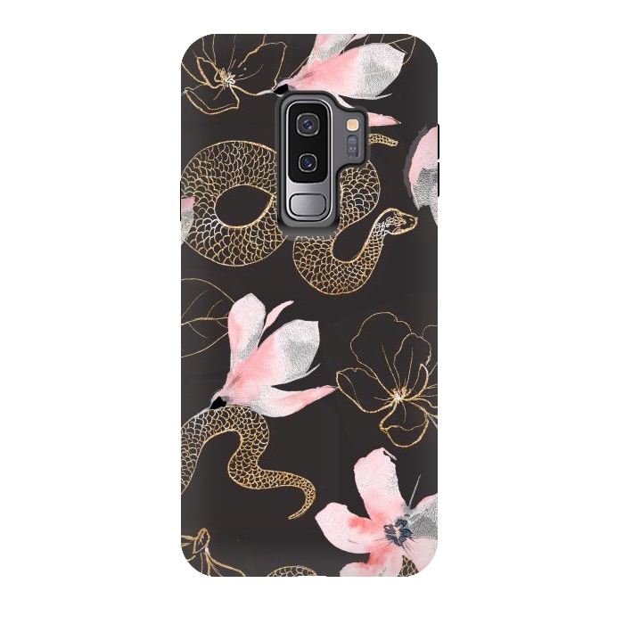 Galaxy S9 plus StrongFit gold snake by haroulita