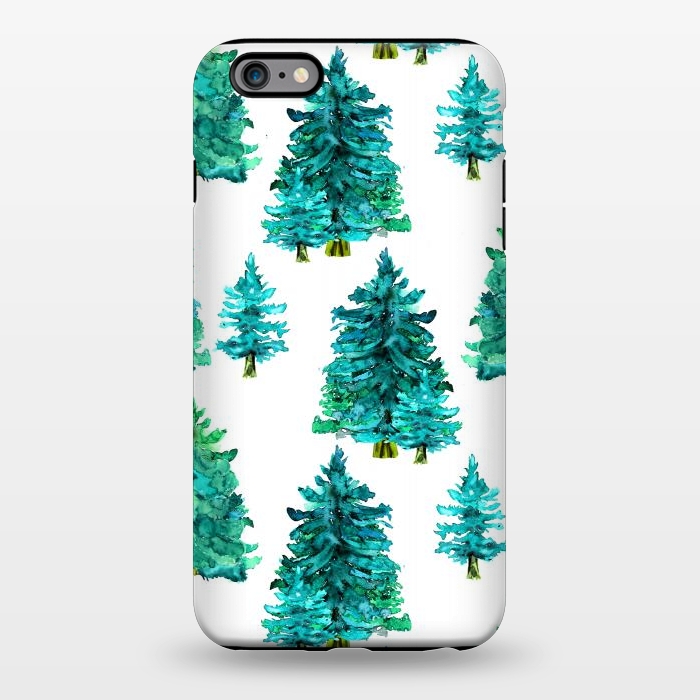 iPhone 6/6s plus StrongFit Christmas watercolor trees by haroulita