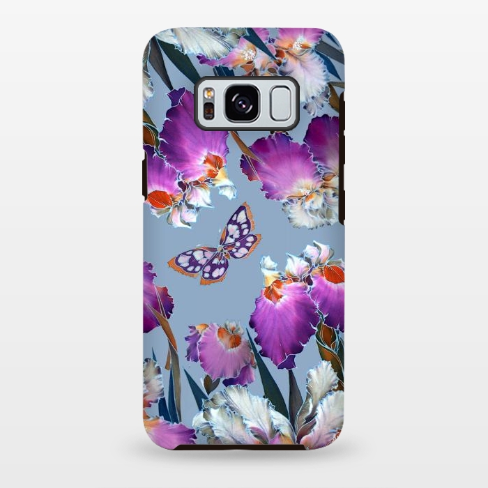 Galaxy S8 plus StrongFit purple lilac flowers by haroulita