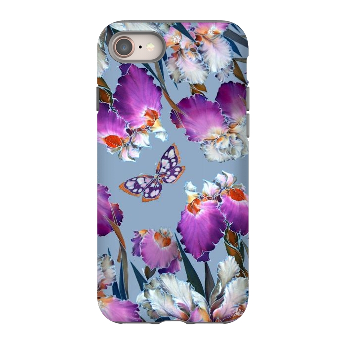 iPhone 8 StrongFit purple lilac flowers by haroulita