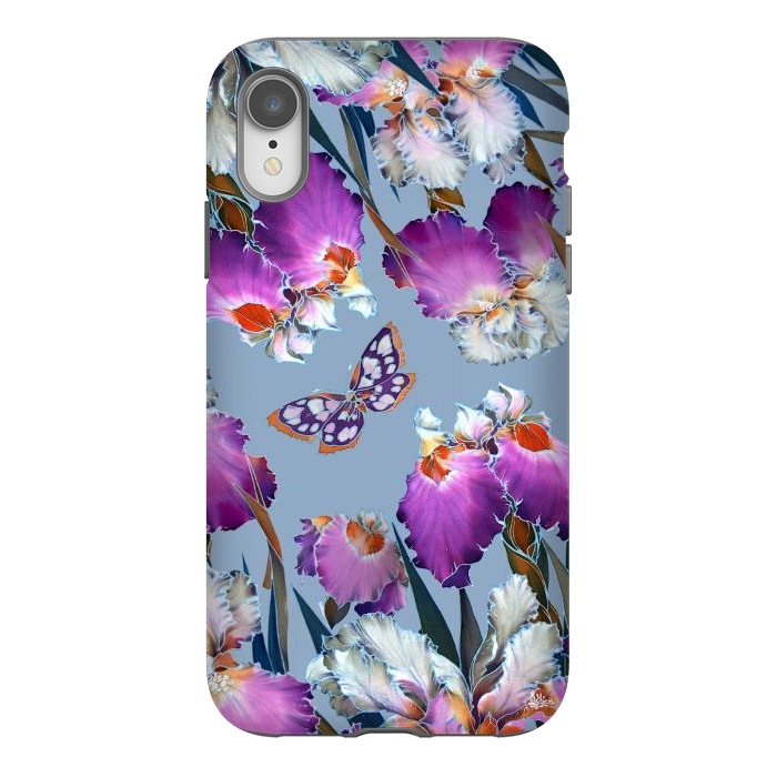 iPhone Xr StrongFit purple lilac flowers by haroulita