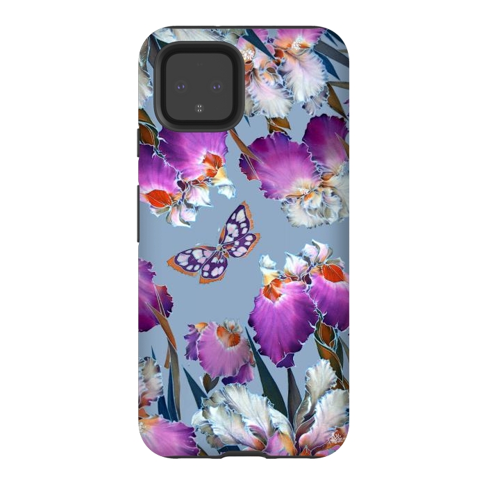 Pixel 4 StrongFit purple lilac flowers by haroulita