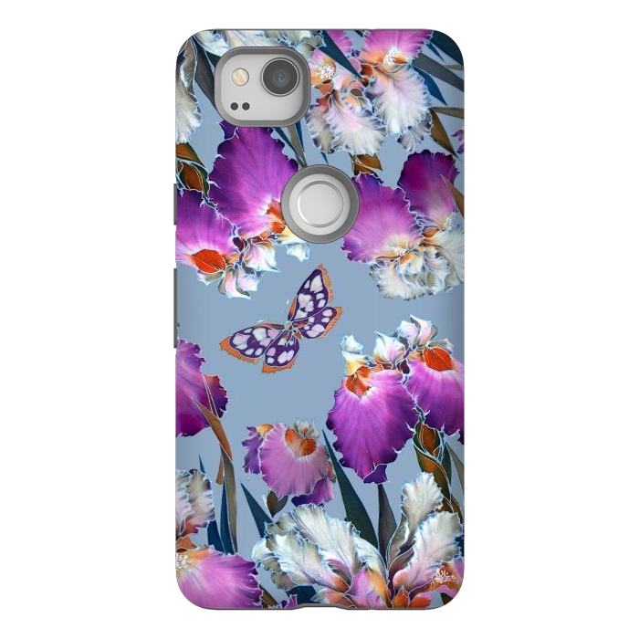 Pixel 2 StrongFit purple lilac flowers by haroulita