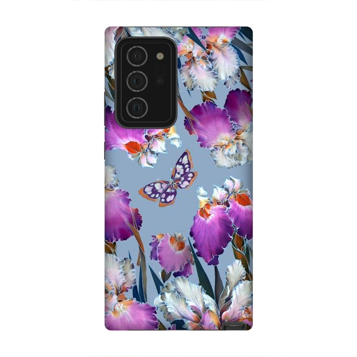 Galaxy Note 20 Ultra StrongFit purple lilac flowers by haroulita