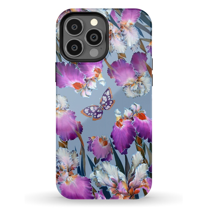 iPhone 13 Pro Max StrongFit purple lilac flowers by haroulita