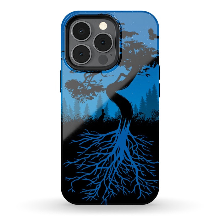 iPhone 13 pro StrongFit Bonsai roots at night by Alberto