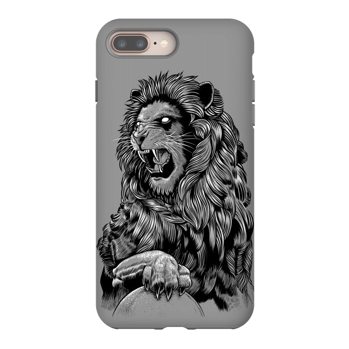 iPhone 7 plus StrongFit Statue lion by Alberto