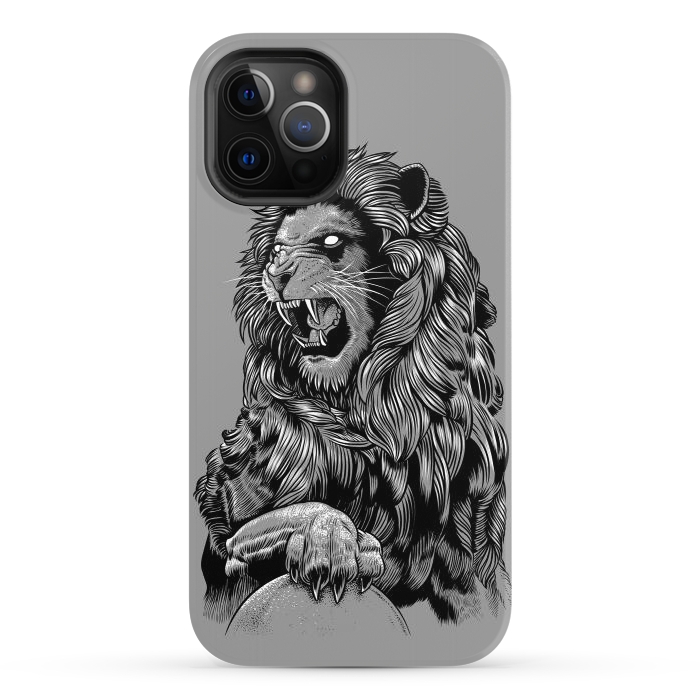 iPhone 12 Pro StrongFit Statue lion by Alberto
