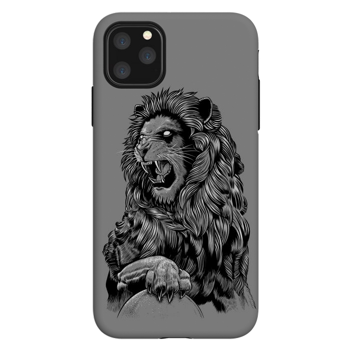 iPhone 11 Pro Max StrongFit Statue lion by Alberto