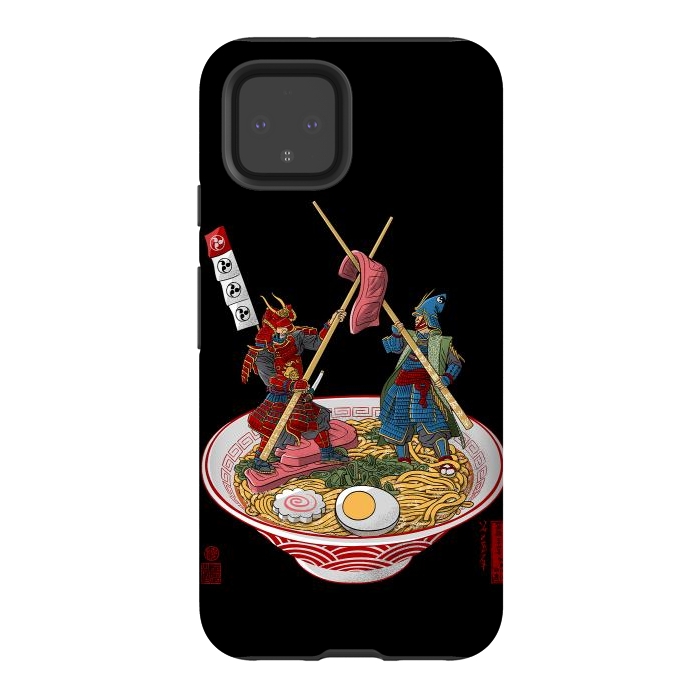 Pixel 4 StrongFit Ramen samurais by Alberto
