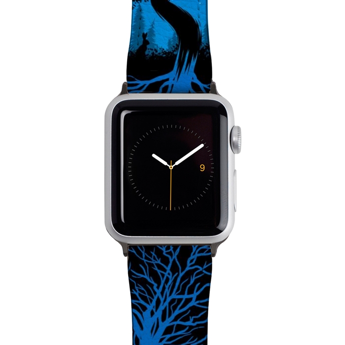 Watch 42mm / 44mm Strap PU leather Bonsai roots at night by Alberto