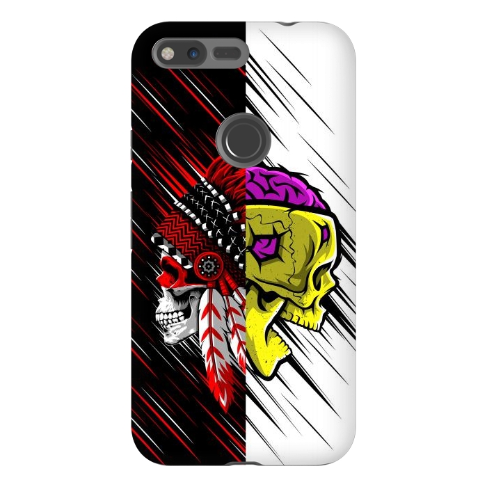 Pixel XL StrongFit Skulls indian brain by Alberto