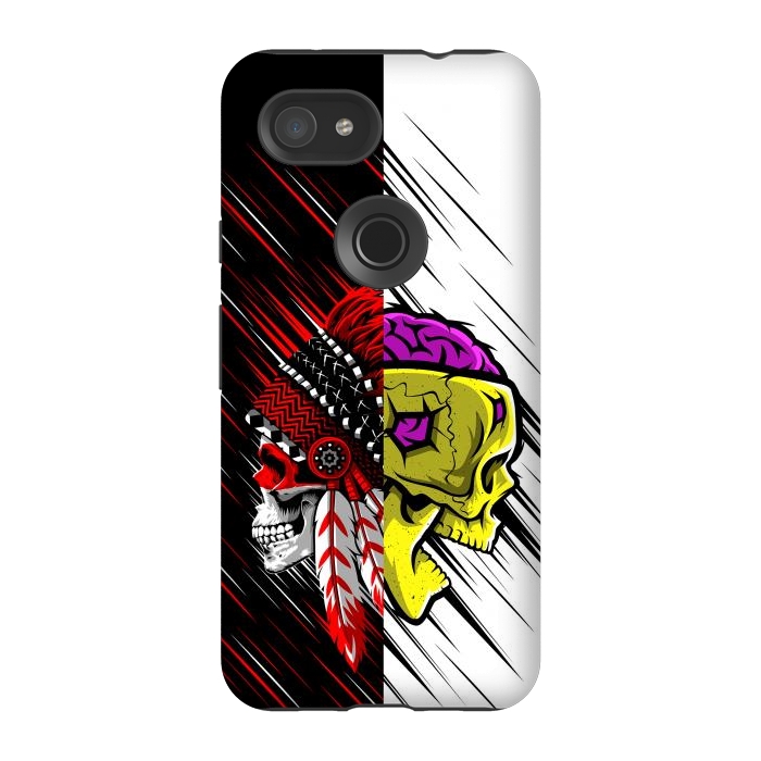 Pixel 3A StrongFit Skulls indian brain by Alberto