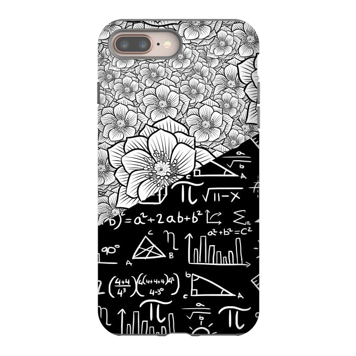 iPhone 8 plus StrongFit Flower and Maths by Alberto
