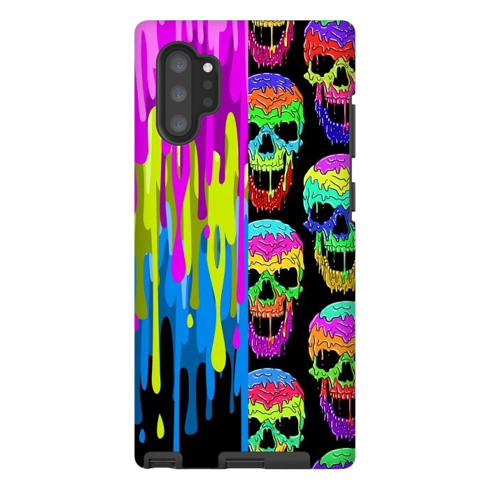Galaxy Note 10 plus StrongFit Skulls and liquid by Alberto