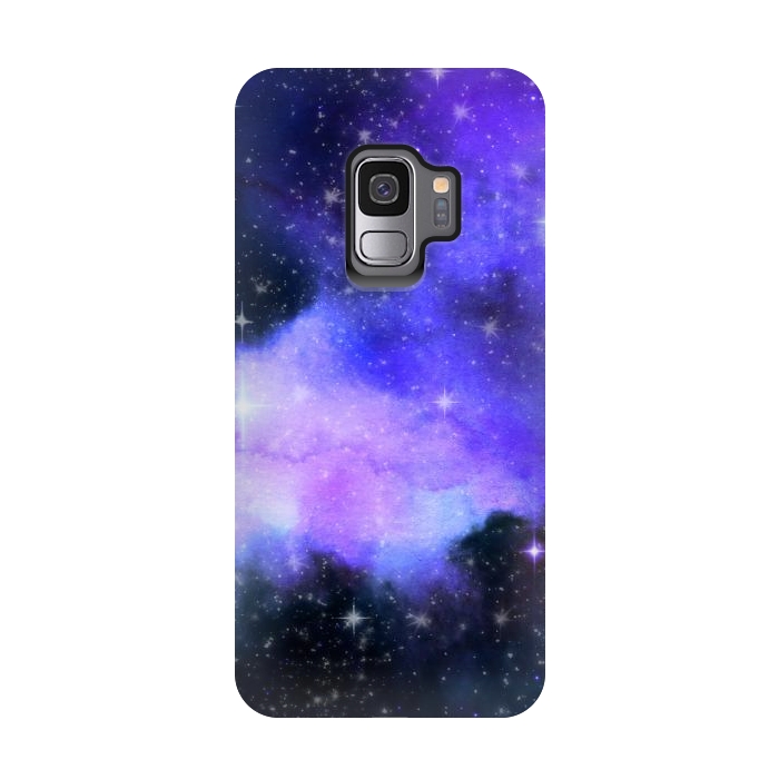 Galaxy S9 StrongFit purple galaxy by haroulita