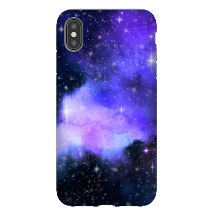 iPhone Xs Max StrongFit purple galaxy by haroulita
