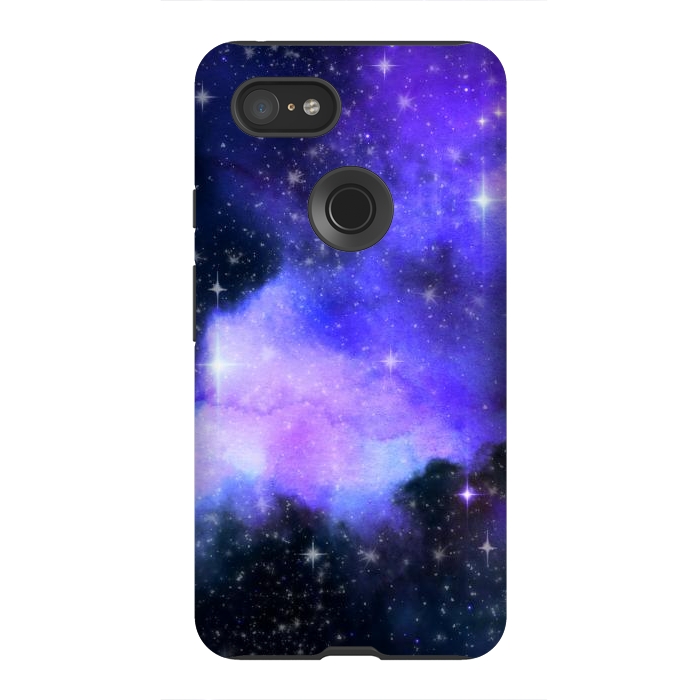 Pixel 3XL StrongFit purple galaxy by haroulita