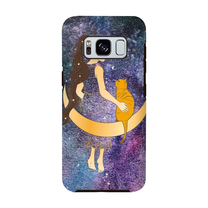 Galaxy S8 StrongFit Space cat  by haroulita
