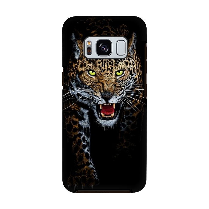 Galaxy S8 StrongFit Leopard in the shadows by Alberto