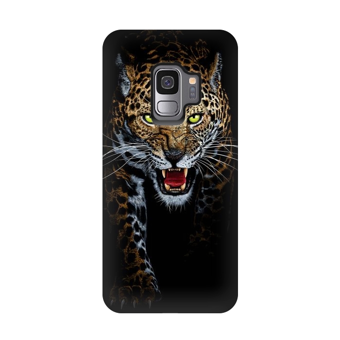 Galaxy S9 StrongFit Leopard in the shadows by Alberto