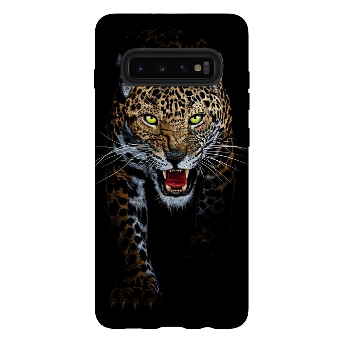 Galaxy S10 plus StrongFit Leopard in the shadows by Alberto