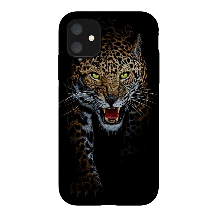 iPhone 11 StrongFit Leopard in the shadows by Alberto
