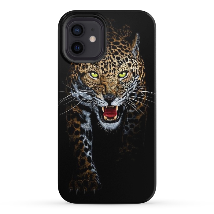 iPhone 12 StrongFit Leopard in the shadows by Alberto