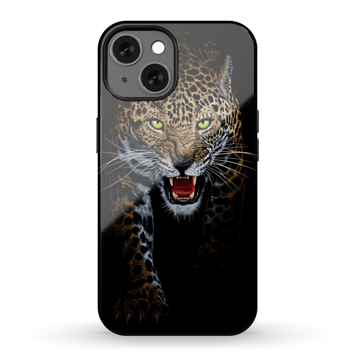 iPhone 13 StrongFit Leopard in the shadows by Alberto