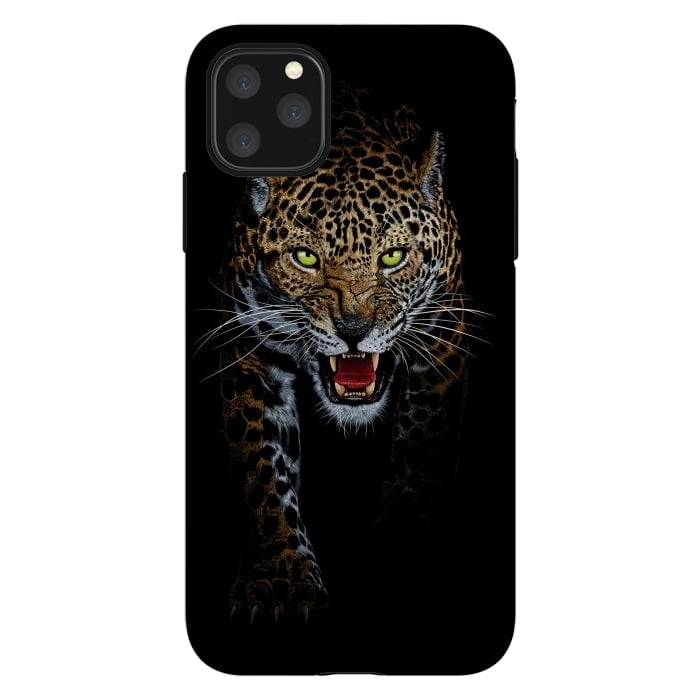 iPhone 11 Pro Max StrongFit Leopard in the shadows by Alberto