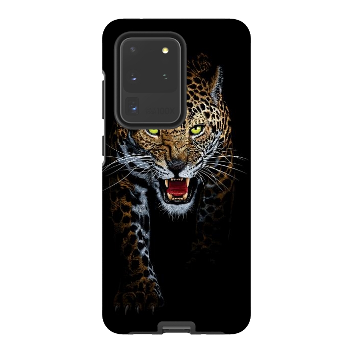 Galaxy S20 Ultra StrongFit Leopard in the shadows by Alberto