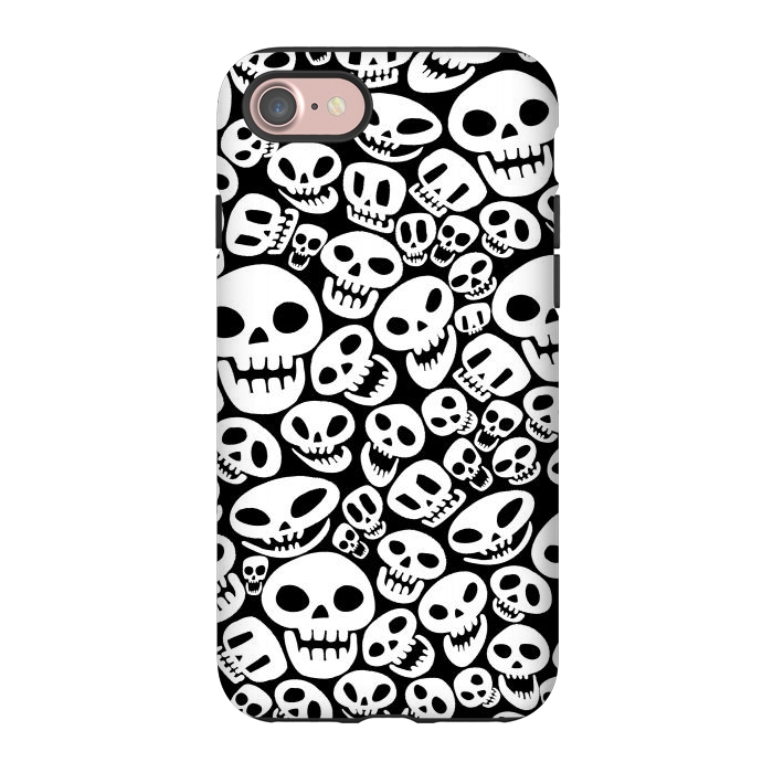 iPhone 7 StrongFit Cute skulls by Alberto