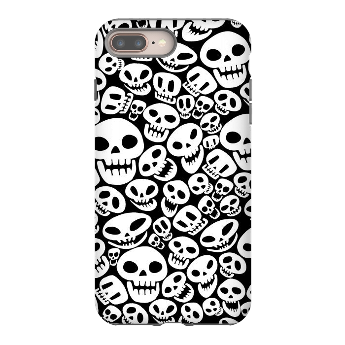 iPhone 7 plus StrongFit Cute skulls by Alberto