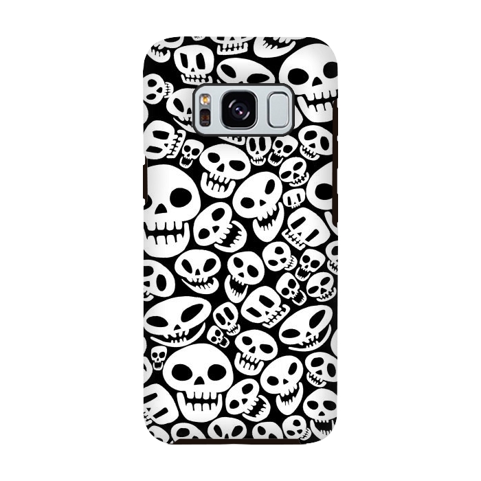 Galaxy S8 StrongFit Cute skulls by Alberto