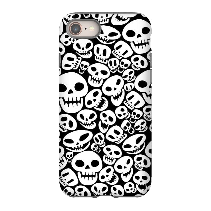 iPhone 8 StrongFit Cute skulls by Alberto