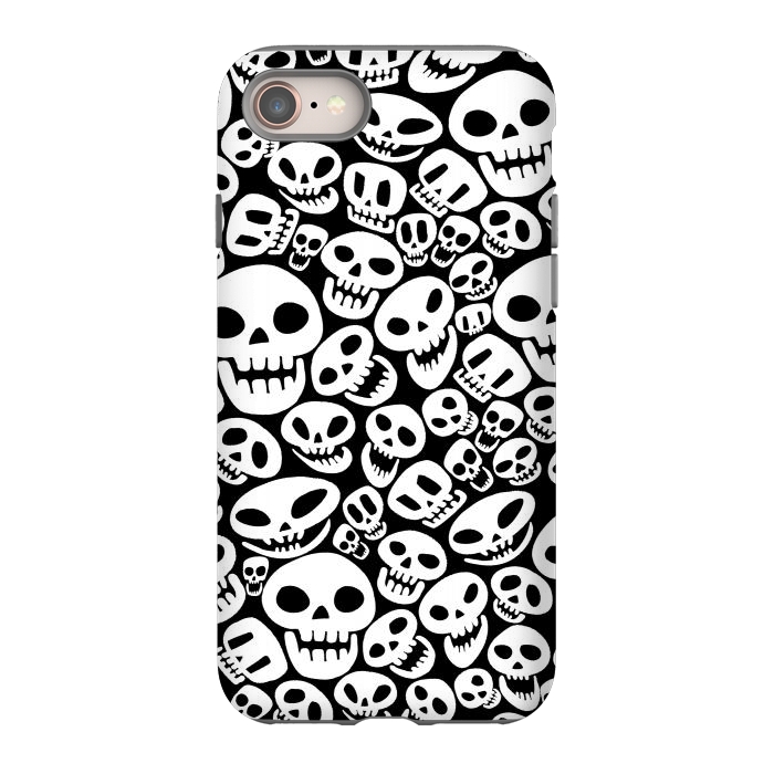iPhone 8 StrongFit Cute skulls by Alberto