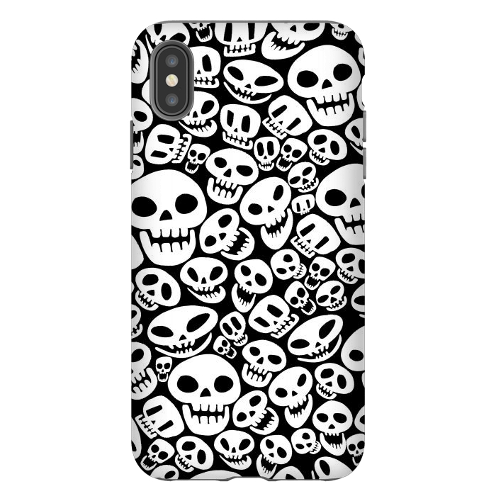 iPhone Xs Max StrongFit Cute skulls by Alberto