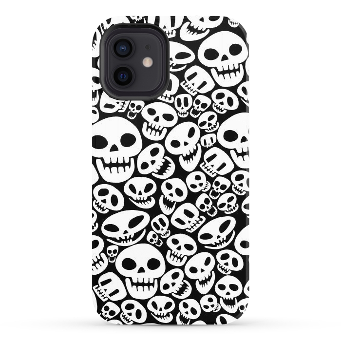 iPhone 12 StrongFit Cute skulls by Alberto