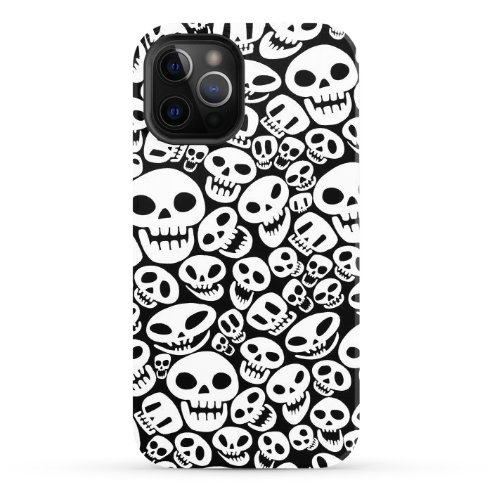 iPhone 12 Pro StrongFit Cute skulls by Alberto