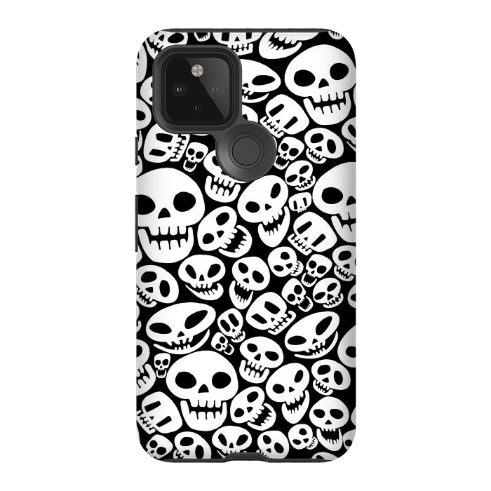 Pixel 5 StrongFit Cute skulls by Alberto