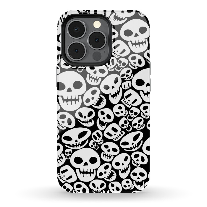 iPhone 13 pro StrongFit Cute skulls by Alberto