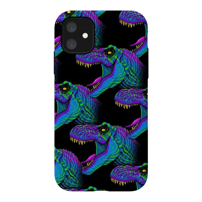 iPhone 11 StrongFit psychedelic rex by Alberto