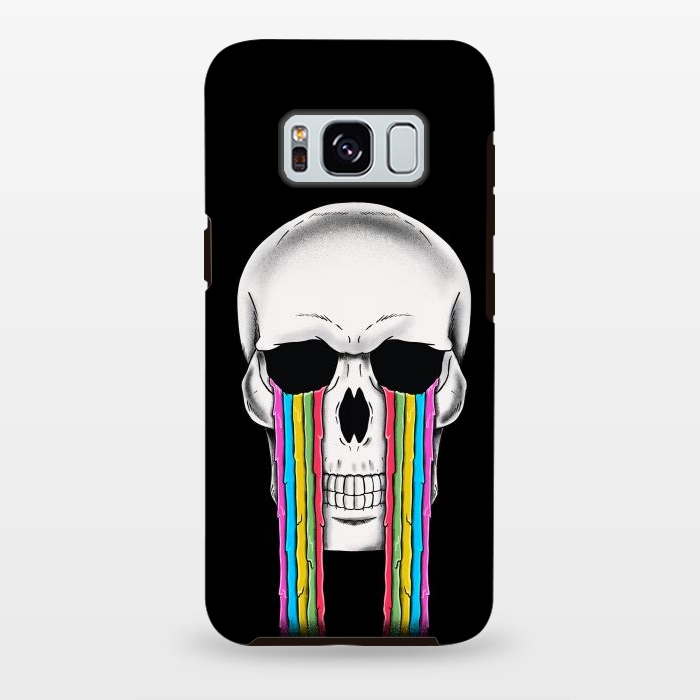 Galaxy S8 plus StrongFit Skull Crying by Coffee Man