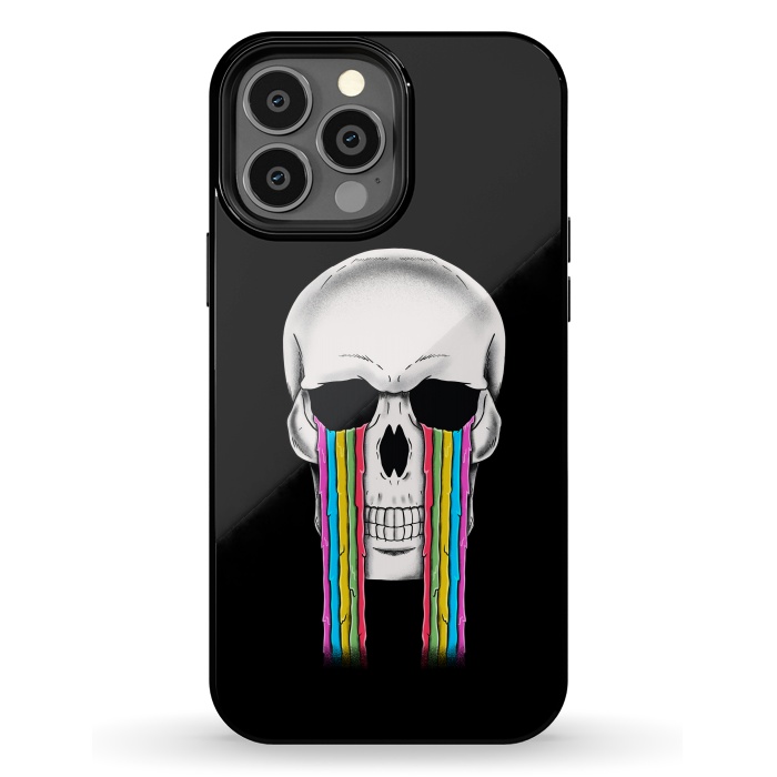iPhone 13 Pro Max StrongFit Skull Crying by Coffee Man