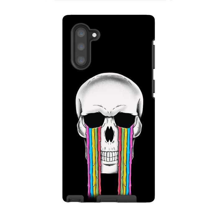 Galaxy Note 10 StrongFit Skull Crying by Coffee Man