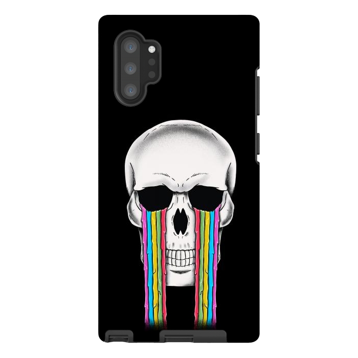Galaxy Note 10 plus StrongFit Skull Crying by Coffee Man