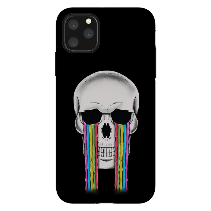 iPhone 11 Pro Max StrongFit Skull Crying by Coffee Man