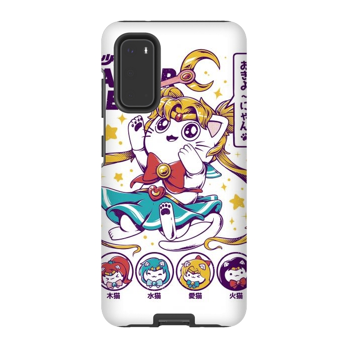 Galaxy S20 StrongFit Sailor Meow by Ilustrata
