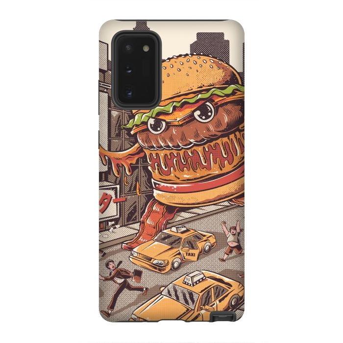 Galaxy Note 20 StrongFit Burgerzilla by Ilustrata